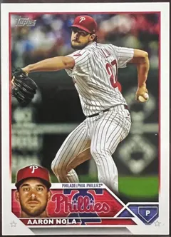 Aaron Nola [Advanced Stats] #278 2023 Topps Baseball
