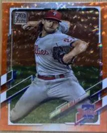 Aaron Nola [Orange] #537 2021 Topps Baseball