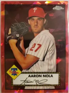 Aaron Nola [Platinum Anniversary] #537 2021 Topps Baseball