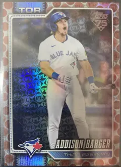 Addison Barger [Rose Gold Spring Training] #241 2026 Topps Baseball