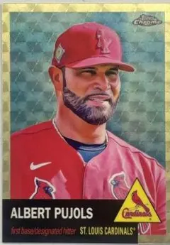 Albert Pujols [SuperFractor] #12 2022 Topps Chrome Platinum Anniversary Baseball