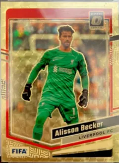 Alisson Becker [Gold Power Optic] #86 2023 Panini Donruss Soccer