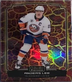 Anders Lee [Hot Magma] #182 2022 O Pee Chee Platinum Hockey