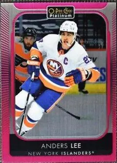 Anders Lee [Matte Pink] #70 2021 O Pee Chee Platinum Hockey