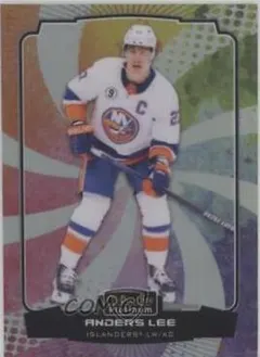 Anders Lee [Rainbow] #182 2022 O Pee Chee Platinum Hockey