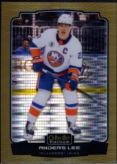 Anders Lee [Seismic Gold] #182 2022 O Pee Chee Platinum Hockey