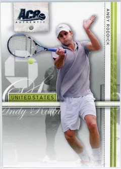 Andy Roddick #5 2007 Ace Authentic Straight Sets Tennis