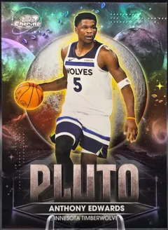 Anthony Edwards [Pluto] #PPP-5 2025 Topps Cosmic Chrome Planetary Pursuit Basketball