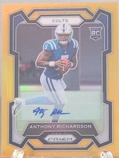 Anthony Richardson [Autograph Gold] #343 2023 Panini Prizm Football