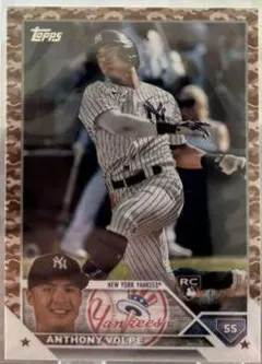 Anthony Volpe [Memorial Day Camo] #460 2023 Topps Baseball