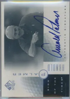 Arnold Palmer #AP 2001 Sp Authentic Sign Of The Times Autograph Golf