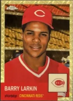 Barry Larkin [SuperFractor] #74 2022 Topps Chrome Platinum Anniversary Baseball