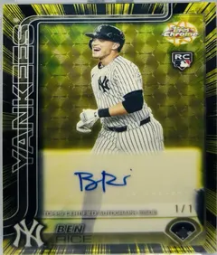 Ben Rice [Superfractor] #RA-BR 2025 Topps Chrome Rookie Autograph Baseball