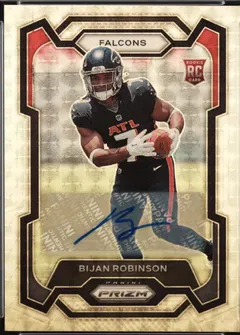 Bijan Robinson [Gold Vinyl] #305 2023 Panini Prizm Football