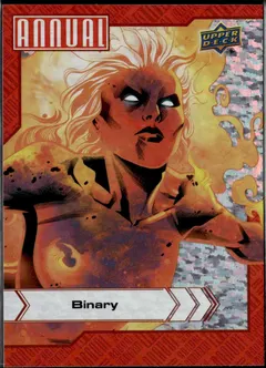 Binary [Silver Sparkle] #5 2022 Upper Deck Annual Marvel