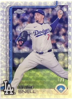 Blake Snell [Superfractor] #175 2025 Topps Chrome Baseball