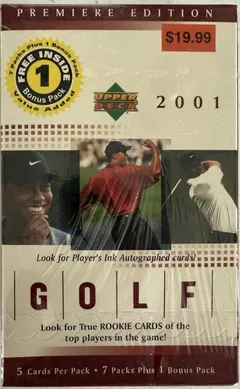 Blaster Box 2001 Upper Deck Golf