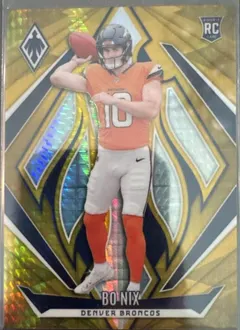 Bo Nix [Gold Hyper] #159 2024 Panini Phoenix Football