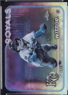 Bobby Witt Jr. [Frozenfractor] #120 2024 Topps Chrome Baseball