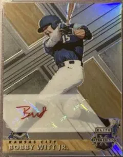 Bobby Witt Jr. [Optichrome Signature] #2 2019 Panini Elite Extra Edition Baseball