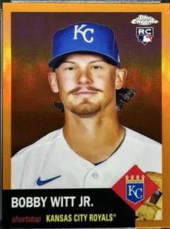 Bobby Witt Jr. [Orange Refractor] #61 2022 Topps Chrome Platinum Anniversary Baseball