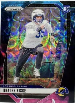 Braden Fiske [Choice Nebula] #310 2024 Panini Prizm Football