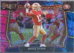 Brock Purdy [Cosmic] #493 2022 Panini Select Football