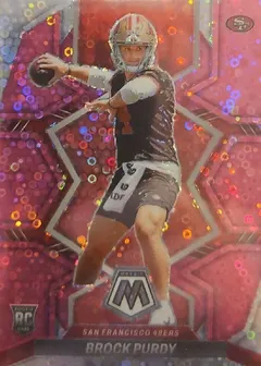 Brock Purdy [No Huddle Pink] #367 2022 Panini Mosaic Football