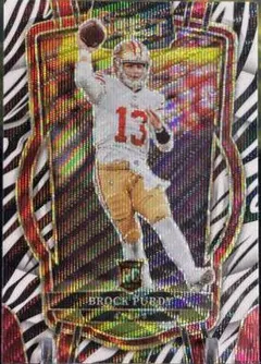 Brock Purdy [Zebra] #493 2022 Panini Select Football