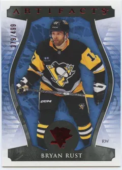 Bryan Rust [Ruby] #3 2023 Upper Deck Artifacts Hockey