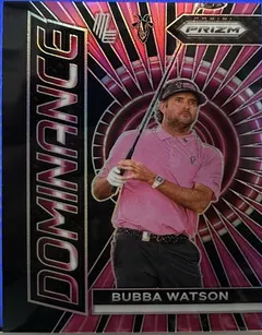 Bubba Watson [Pink] #1 2024 Panini Prizm Liv Dominance Golf