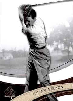 Byron Nelson #9 2014 Sp Authentic Golf