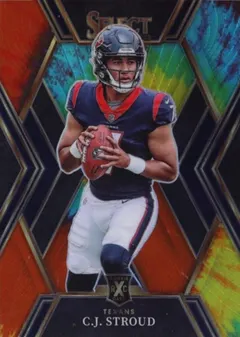 C. J. Stroud [Tie Dye] #502 2022 Panini Select Football