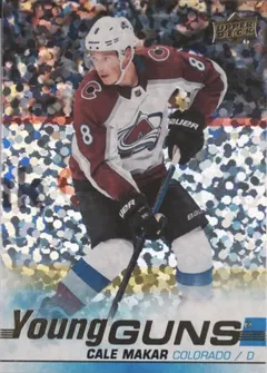 Cale Makar [Speckled Rainbow Foil] #493 2019 Upper Deck Hockey