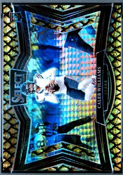 Caleb Williams [Gold Dragon Scale Prizm] #477 2024 Panini Select Football