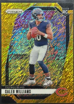Caleb Williams [Gold Shimmer] #301 2024 Panini Prizm Football