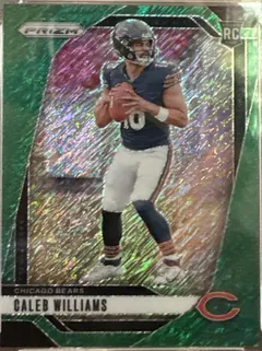 Caleb Williams [Green Shimmer] #301 2024 Panini Prizm Football