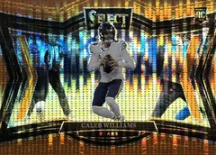 Caleb Williams [Neon Orange Pulsar Prizm] #477 2024 Panini Select Football
