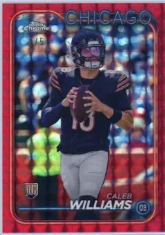 Caleb Williams [Red Sapphire] #202 2024 Topps Chrome Football