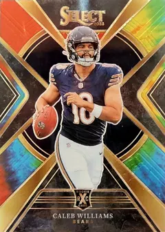 Caleb Williams [Tie-Dy XRC] #501 2023 Panini Select Football