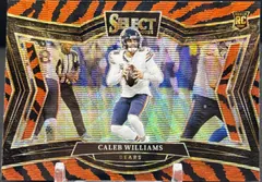 Caleb Williams [Tiger Prizm] #477 2024 Panini Select Football