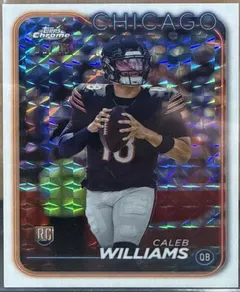 Caleb Williams [White Sapphire] #202 2024 Topps Chrome Football