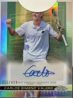 Carlos Gimeno Valero [Refractor] #TCA-CGV 2024 Topps Chrome Autograph I Tennis