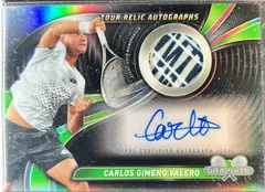 Carlos Gimeno Valero #TRA-CGO 2024 Topps Graphite Tour Relic Autograph Tennis