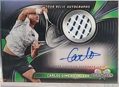 Carlos Gimeno Valero [White Refractor] #TRA-CGO 2024 Topps Graphite Tour Relic Autograph Tennis