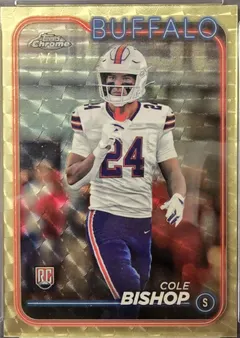 Cole Bishop [SuperFractor] #263 2024 Topps Chrome Football