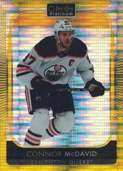 Connor McDavid [Seismic Gold] #1 2021 O Pee Chee Platinum Hockey