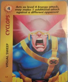 Cyclops: Visual Sweep 1995 Fleer Overpower Marvel