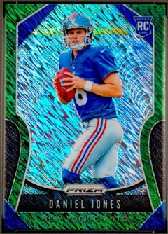 Daniel Jones [Green Shimmer] #302 2019 Panini Prizm Football