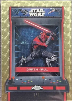 Darth Maul [Superfractor] #BS-M 2025 Topps Chrome Bonus Stage Star Wars